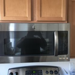 GE overhead range microwave