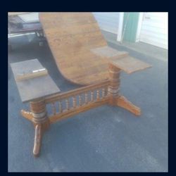 Richardson brothers high quality oak table originally nearly  $2000 description last picture