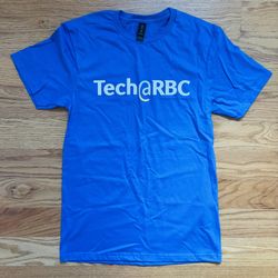 Royal Bank of Canada Tech @ RBC Blue Short-Sleeve Cotton T-Shirt - S NWOT