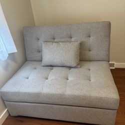 3-in‑1 Convertible Sleeper Sofa Bed with USB Ports