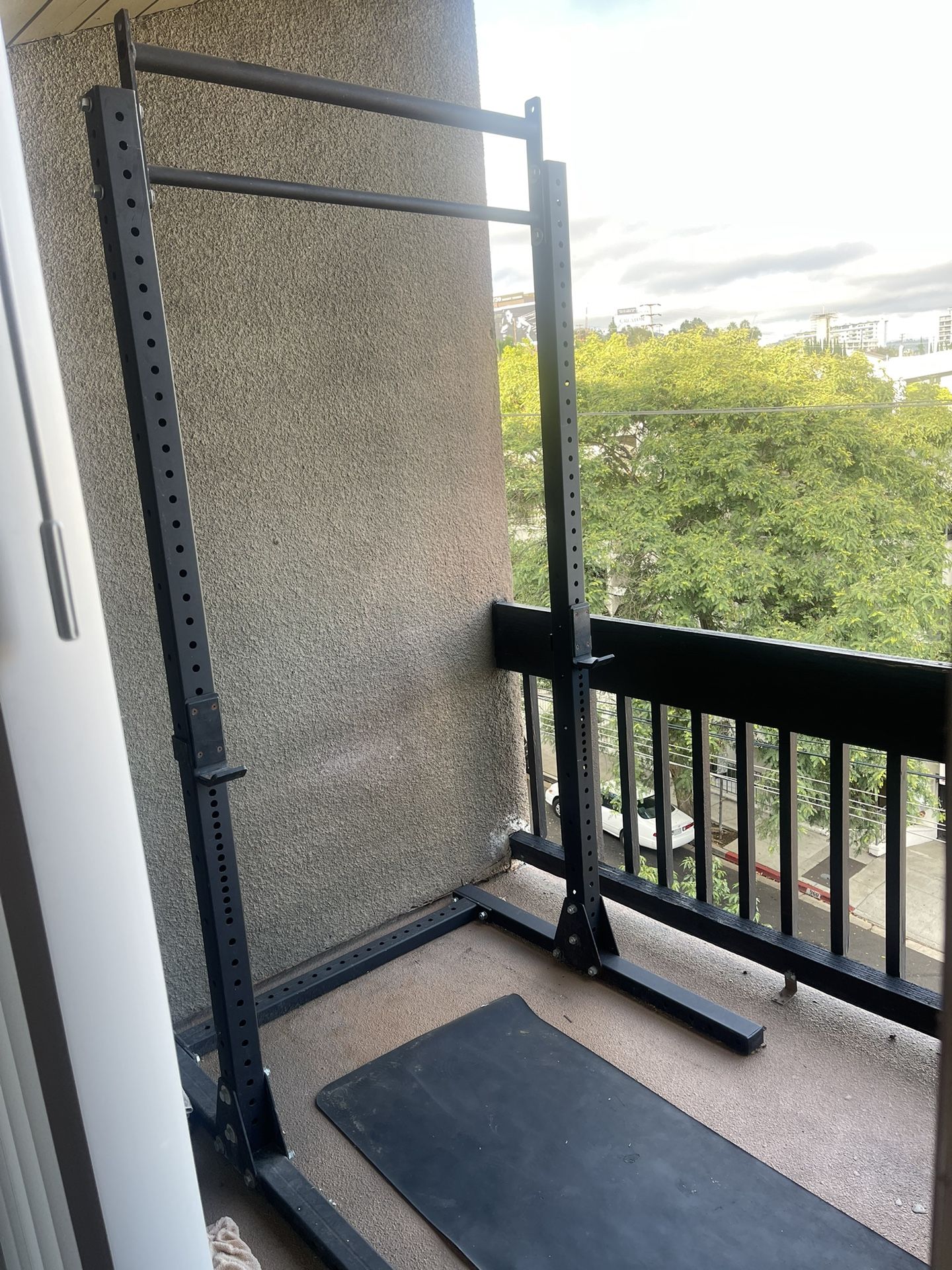 Rogue 90" Monster Lite Squat Stand w/ Fat/Skinny Pull-up Bar