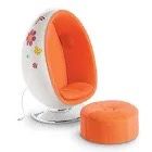 American Girl Doll Furniture Julie Egg Chair Set for 18 inch Dolls