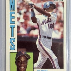 Super Nice Darryl Strawberry Rookie Card # 182 Near Mint Or Better Condition 