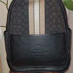 Coach Thompson Varsity Stripe Signature Backpack