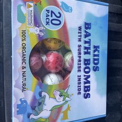 Kids Bath Bombs Organic 