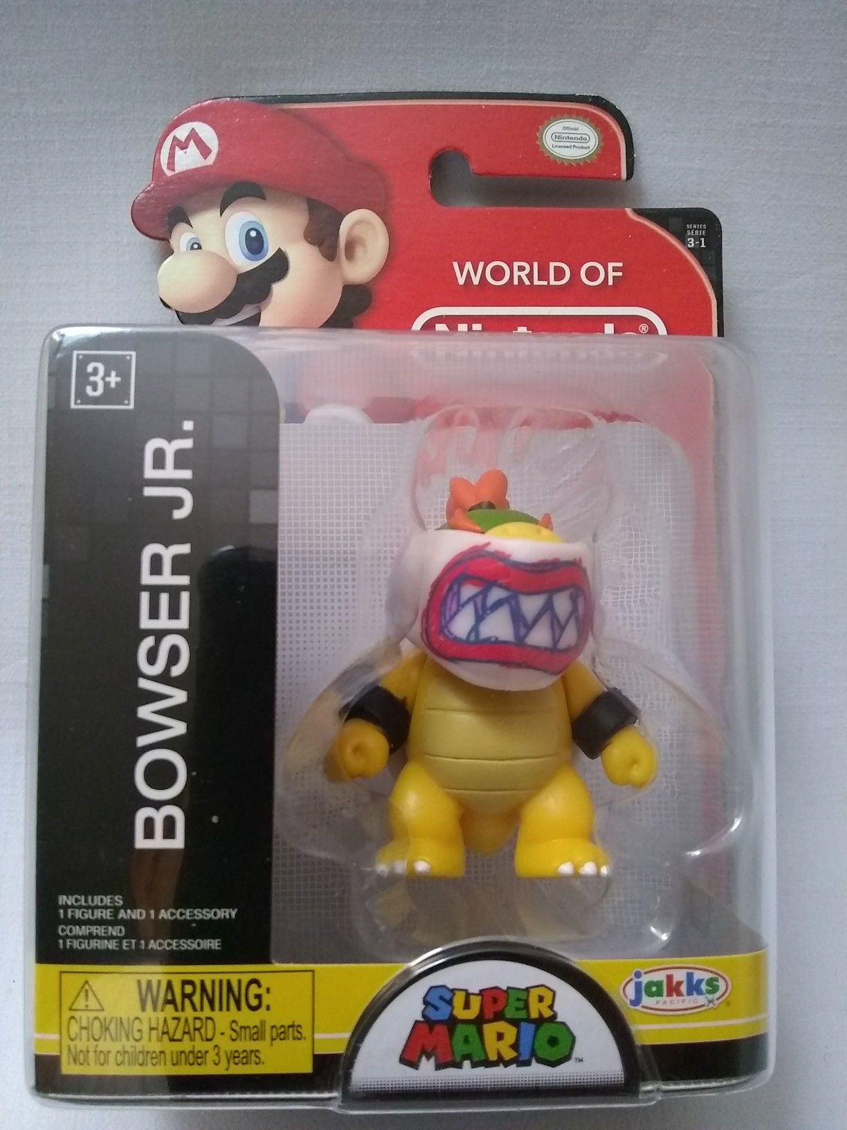 Super Mario 2.5 Inch Figure, Bowser Jr.