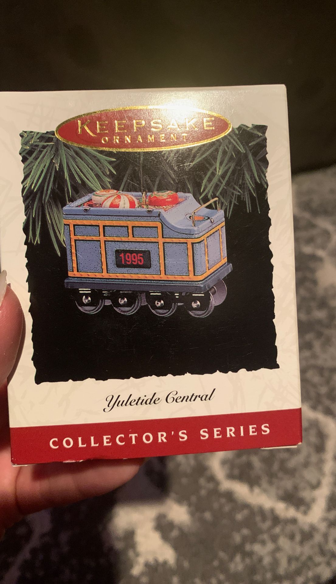 1995 Vintage Hallmark Train Christmas Ornament