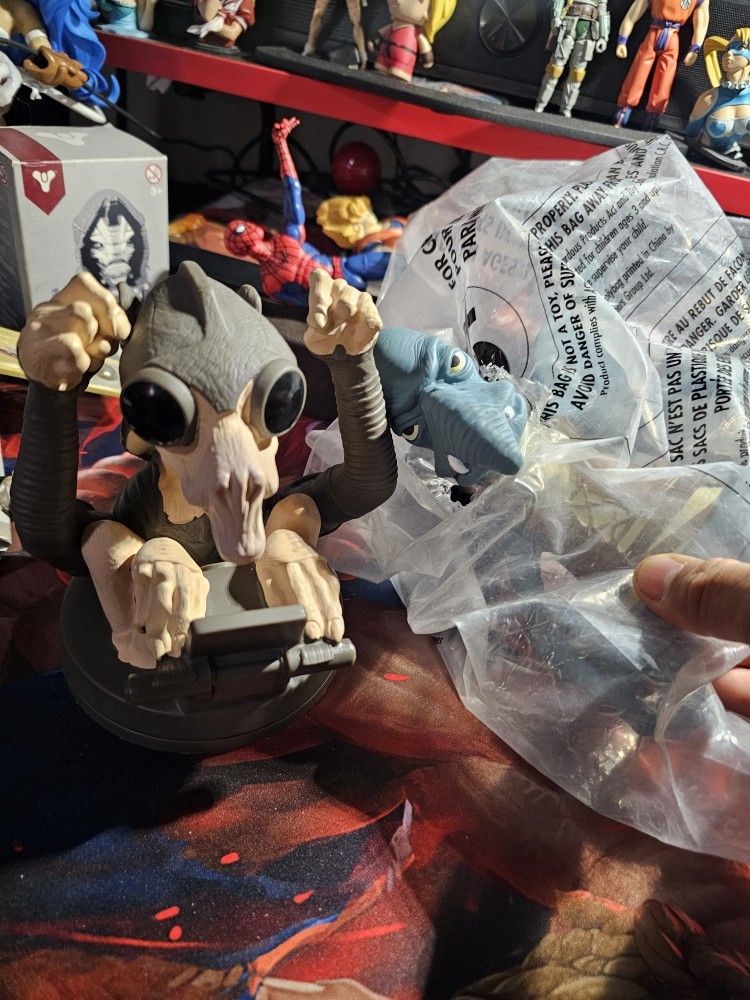 Star Wars 1999 Taco Bell SEBULBA and Watto Cup Topper loose (No Cup)