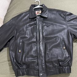 Rare Nike Vintage Leather Jacket 