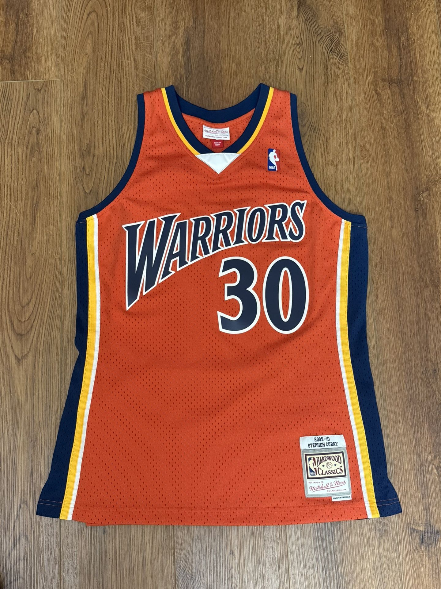 Steph Curry Throwback Warriors Jersey