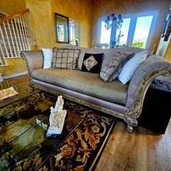 Luxurious  Sofa with comfy cushions.