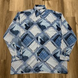 Southpole blue button up • Size 2XL