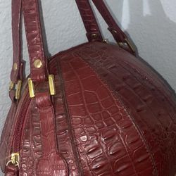 Unique Chinese Leather Round Bag Purse 