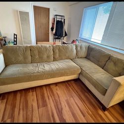 Beige Sectional Couch (perfect)