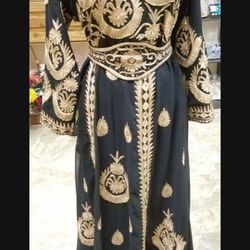 Black and gold kaftan(dress) for Ramadan/Eid/Hennah and.any event