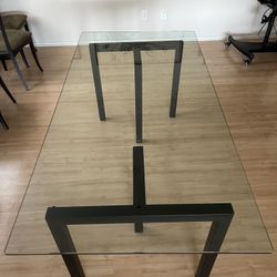 Modern Glass Dining Table