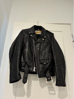 Schott Perfecto 118 Leather Jacket Size 34
