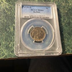 1938-D Buffalo Nickel 