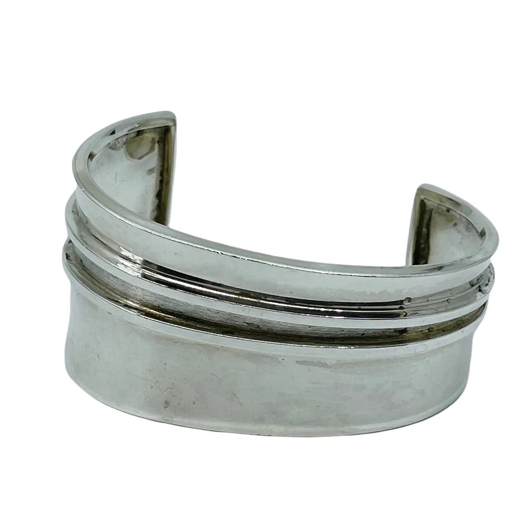 Mid Century SESSIN sterling silver cuff bracelet