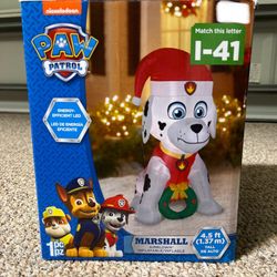 Paw Patrol Marshall 4.5’ Airblown Lighted Christmas Inflatable