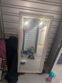 Large Full Mirror Standing Leaning Sized 66x31