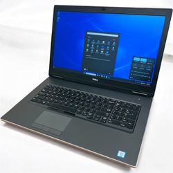 Dell i7 9th Gen vPro 17.3” FHD laptop workstation / Windows 11 Pro / Camera / SSD 512GB / RAM 32GB / NVIDIA / Bluetooth / Charger / Backlit