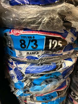 New Romex wire 8/3