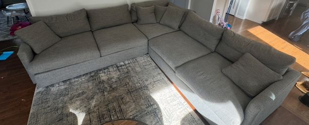Crate & barrel L Shaped Sectional