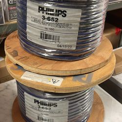 PHILLIPS INDUSTRIES 3-652 Trailer Cable - ARCTIC SUPERFLEX™, 2/14 ga., Dark Blue, -85°F/-65°C, 100 Ft.,