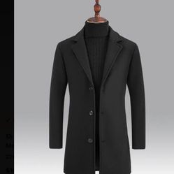 Men L Brand New Long Coats Ea $65 