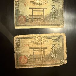 Japanese War Time Currency