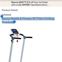 Treadmill 1 year Old Like New