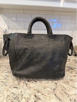 Free people leather distressed tote crossbody bag