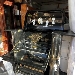 Beautiful Antique Bar - Hand Painted 