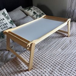 Solid Oak Bed Tray Table 