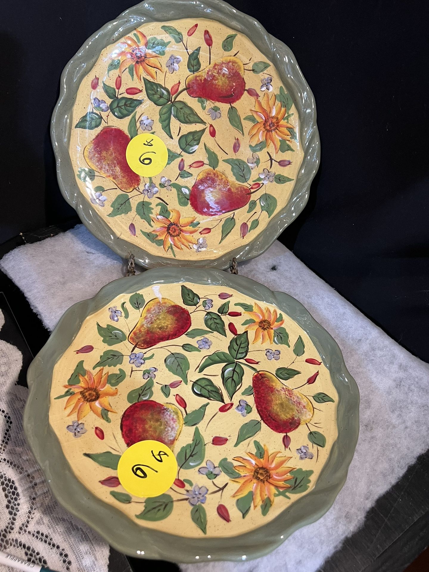 Antique Decorative Pie Plate