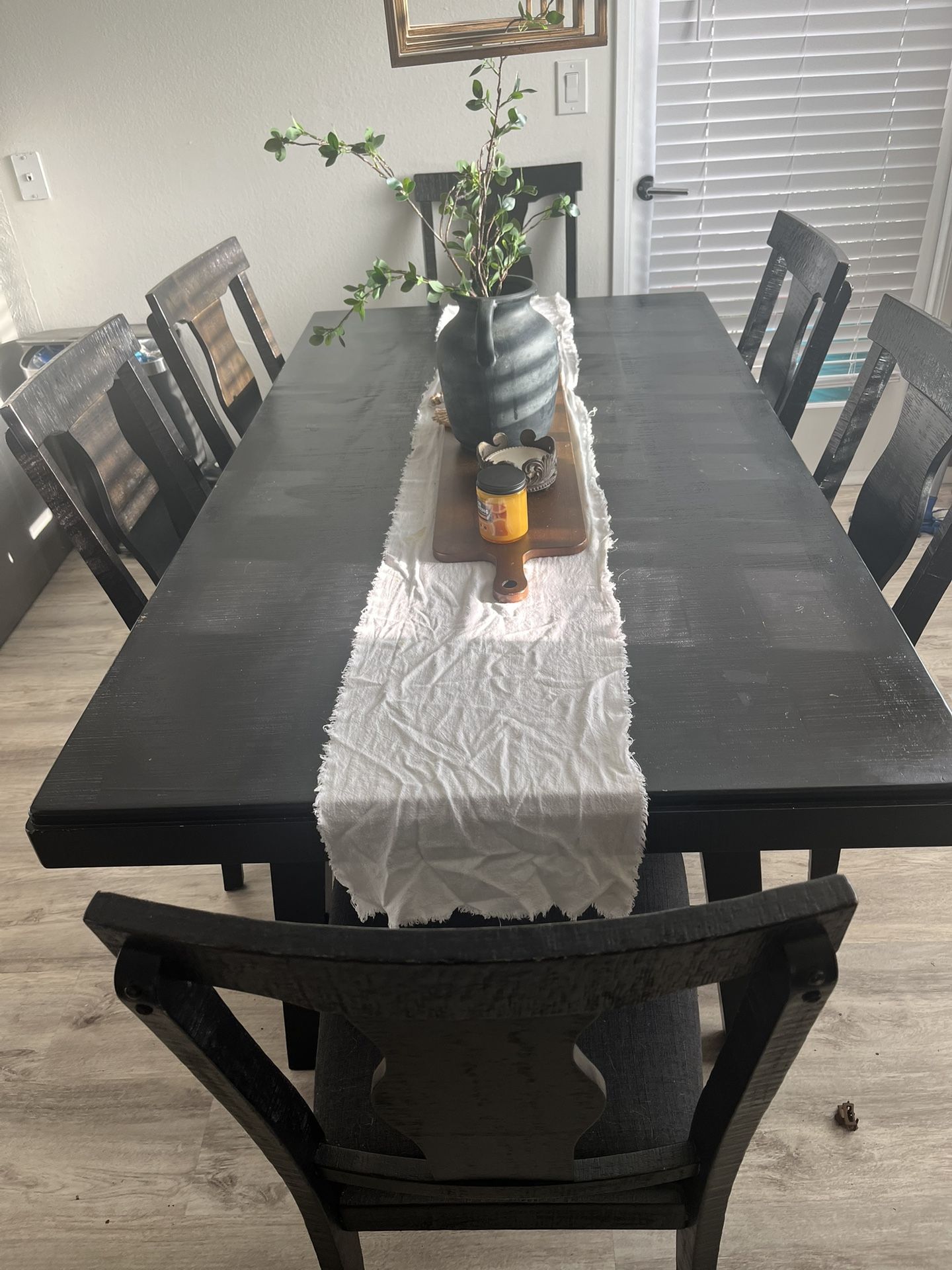 Comedor De Seis Sillas Negra 