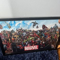 Two Marvel Wall Pictures 