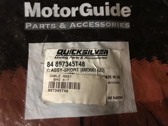 Motor guide trolling motor cables long and short