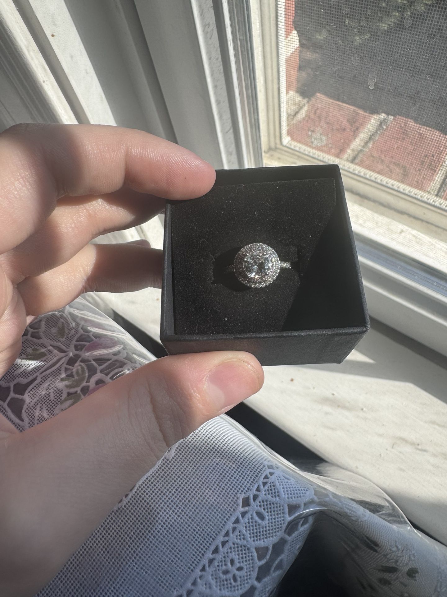 Authentic Pandora Sparkle Halo Ring
