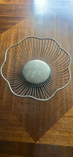 Soft metal silver fruit  dish