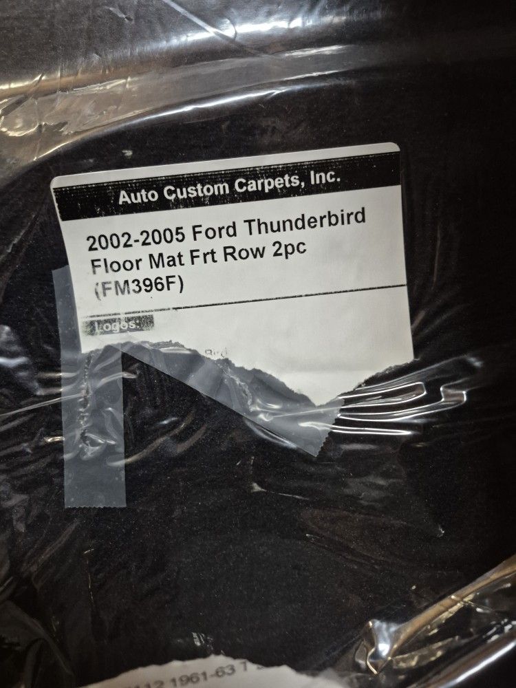Floor Mats For 2002 To 2005 Thunderbird