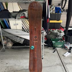 Arbor Cascade 155cm Snowboard - Wood Grain, REI Exclusive