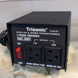 Trisonic Step-up & Down Transformer TS-402-3P