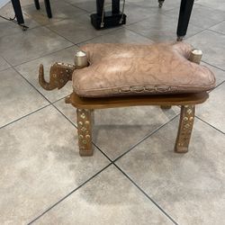 Beautiful Unique Elegant Elephant Saddle Stool 