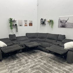 Recliner Sectional Couch - Free Delivery 