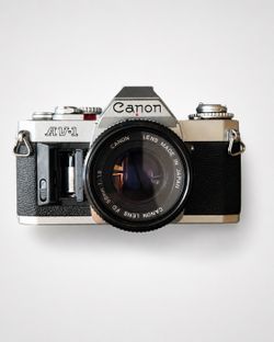 Canon AV-1 35mm Film Camera w/ FD 50mm f/1.8 Lens