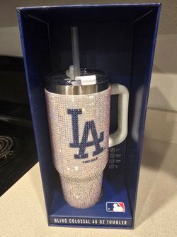 New Dodgers Bling Tumbler