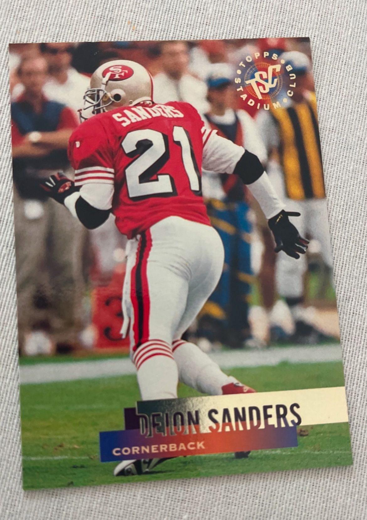 Deion Sanders, football/baseball trading cards
