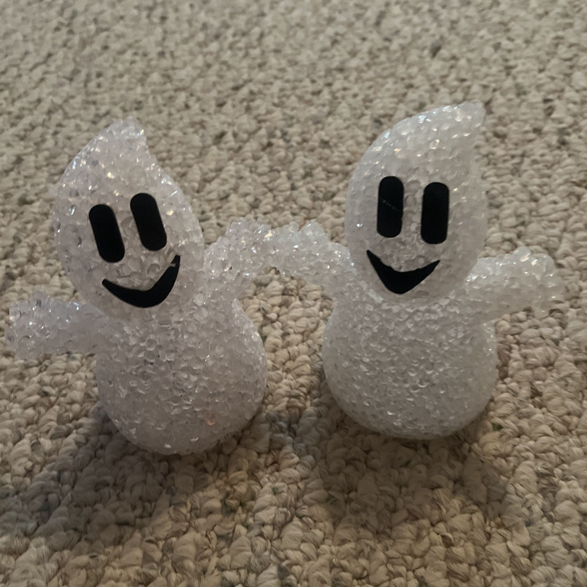 Two Small Light Up Ghosts